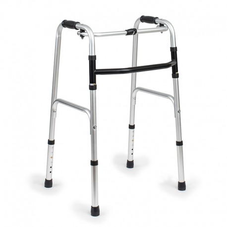 Andador sin ruedas de aluminio Classic, plegable y regulable - ORTOCASA Ortopedia Online
