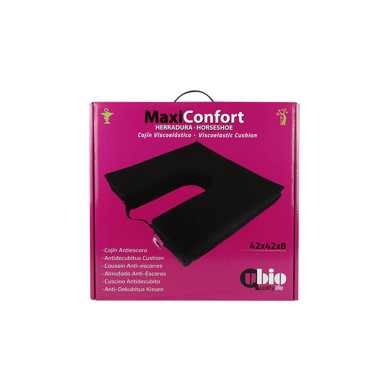 cojin-maxiconfort-herradura-grafito (3) Cojín antiescaras viscoelástico en herradura - Ortocasa Ortopedia