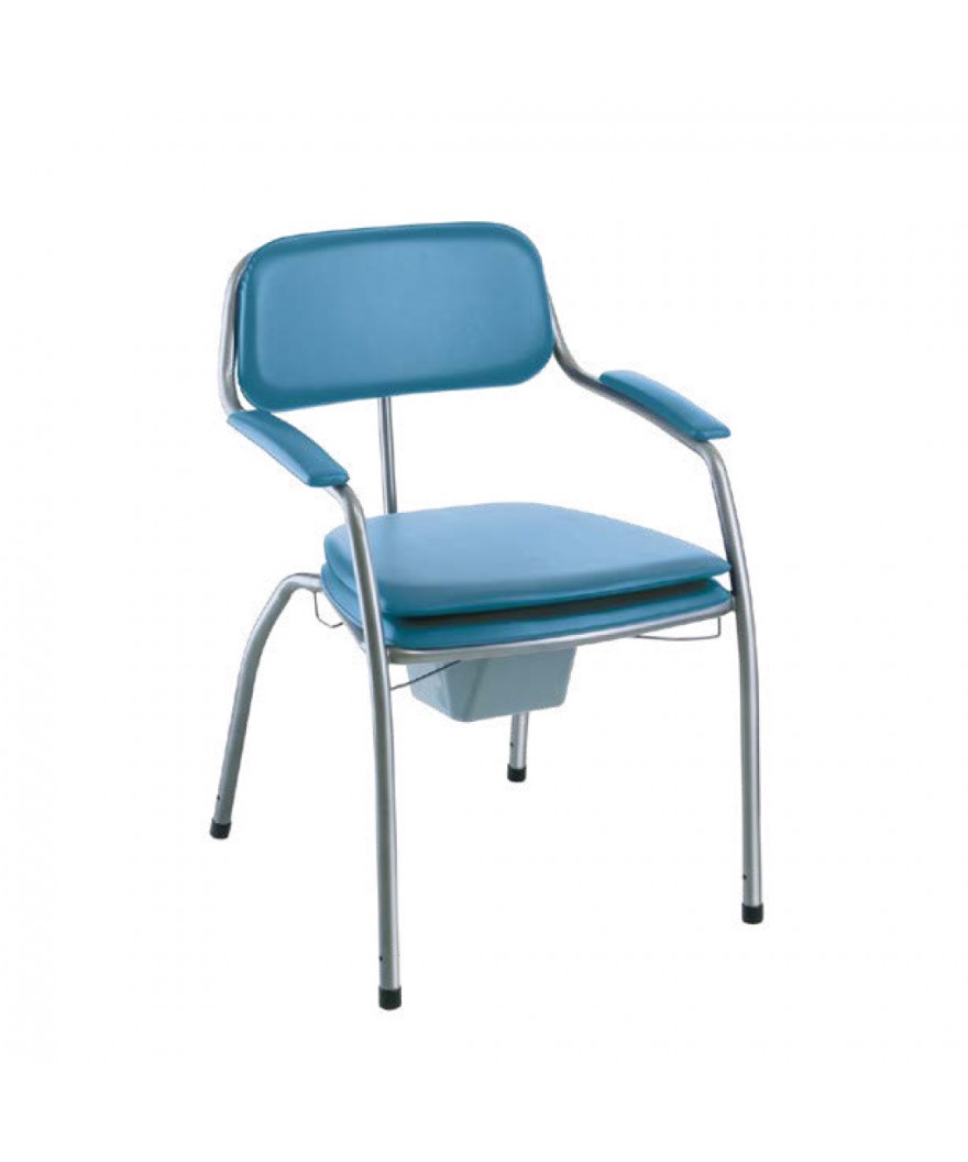 Silla con inodoro y reposabrazos - Ortocasa Ortopedia